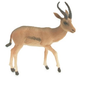 Collectible Wildlife Gifts | Gazelle Antelope, Hand Painted, Museum Quality, Rubber Animal, Diorama, Toy,  Gift, 3 1/2 Inches.  CH857 BB198 - 1 of 4