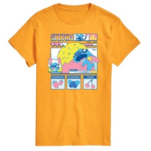 Men's - Lilo and Stitch - Stitch Food Kawaii Short Sleeve Graphic T-Shirt - 1 of 3