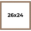 PosterPalooza | Photo Size Slim Profile Gold Picture Frame - UV Acrylic, Foam Board Backing, Hanging Hardware - 2 of 4