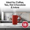 Omniware Teaz Cafe 18 oz Classic Mug, Set of 4 - Vintage Stoneware Coffee Cups, Nostalgic 50s-Inspired Drinkware, Rustic Farmhouse Aesthetic - 4 of 4