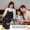 19-Piece Cooking Tools and Knives Set, Kitchen Utensils Set, Non-Scratch, Heat-Resistant（Black） - 2 of 4