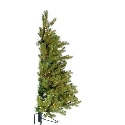  Kurt Adler 5' Pre-Lit PE Half Tree with Stand 