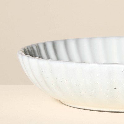 4pk 25oz Scalloped Edge Stoneware Pasta/Grain Bowl Cream