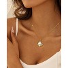 Molenia Freshwater Pearl Heart Necklace, Mother of  Pearl Necklace, 14K Gold Plated Bridesmaid Vacation Summer Ocean Necklace Gift for Mom Wife - 2 of 4