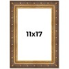 PosterPalooza | Museum Gold Picture Frame - UV Acrylic, Foam Board Backing, Hanging Hardware - 2 of 4