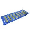 Swim Central 76" Blue and Yellow Inflatable 18-Pocket French Style Swimming Pool Air Mattress - 2 of 4