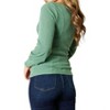 Women's Chic Scoop Neck Long Sleeve Top - Basic Bae - 2 of 4