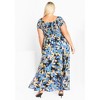 Avenue Women's Plus Size Raelynn Shirred Bodice Dress - 3 of 3