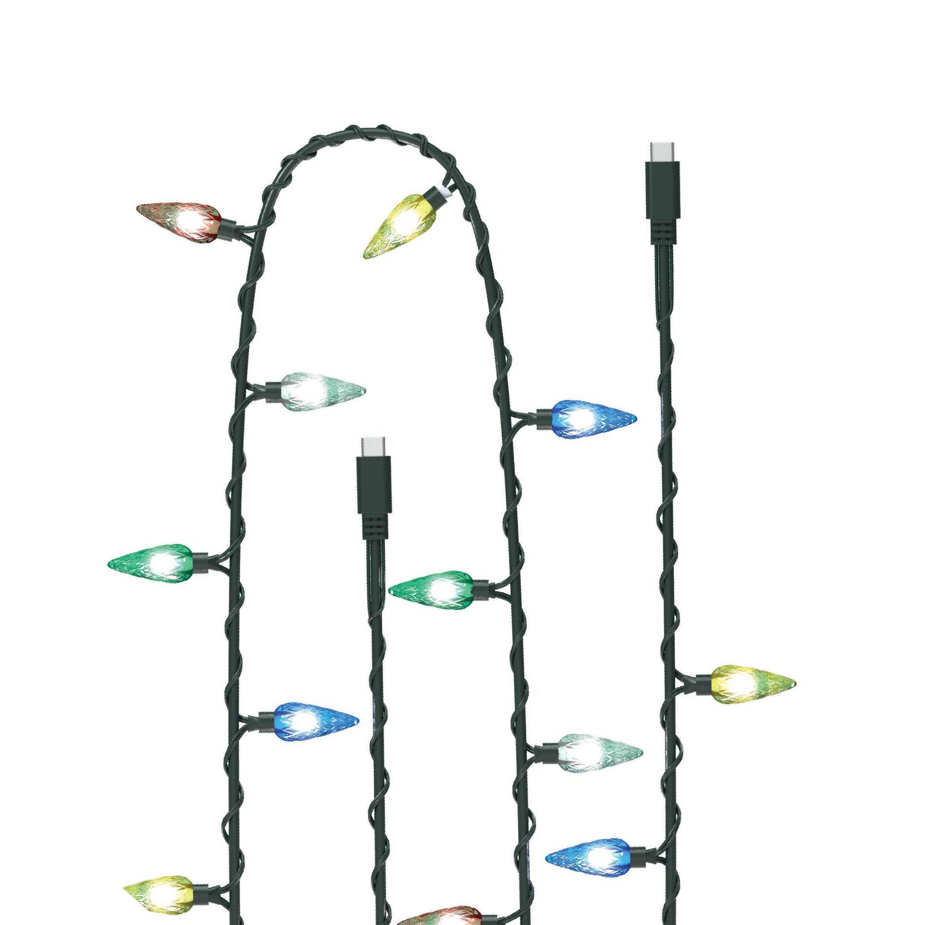 GEMS 3' Christmas Light Up Cable - Green