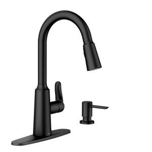 Moen Edwyn One Handle Matte Black Pull-Down Kitchen Faucet - 1 of 1