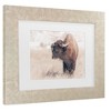 Trademark Fine Art - Nathan Larson Bison Call Matted Framed Art - 3 of 4