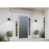 Progress Lighting District 1-Light Outdoor Wall Lantern, Antique Bronze Aluminum, Metal Shade - 4 of 4
