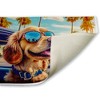 Stupell Industries Cool Puppy Tropical Sunset Printed Plush Bath Mat And Bath Rug, Design By Image World, 18"X30" - 2 of 4
