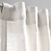 84"x50" Peri Home 2pk 108" 100% Linen Back Tab Lined White - 4 of 4