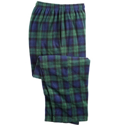 Kingsize Men's Big & Tall Microfleece Pajama Pants Tall Xl, Tartan