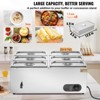 VEVOR 6-Pan Commercial Food Warmer, 6 x 5QT Electric Steam Table, 1500W Professional Countertop Stainless Steel Buffet Bain Marie - 3 of 4