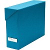 Bigso Lovisa Fiberboard Label Frame - 12 File Storage Box - Sturdy Paperwork Storage Box with Metal Label Holder - 3.7in x 13in x 9.4in - 4 of 4