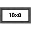 PosterPalooza | Panoramic Refined Black Picture Frame - UV Acrylic, Foam Board Backing, Hanging Hardware - 2 of 4