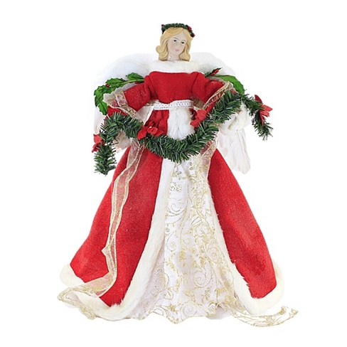 12 Fiber Optic Animated Tree Topper - White Angel