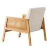 Ridstar Modern Accent Chair, Armchair For Living Room & Bedroom-White - 3 of 4