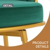 Swivel Counter Height Bar Stools Set of 2,31.5"Bar Height Stools with Hand-Woven Backrest & Gold Metal Legs - Leovsnove - 4 of 4
