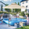 Yescom 10x10Ft Canopy Cover Top 2Tier PU Water Resistance for Brand_Model Walmart/MS17-31-4-2 Arrow Gazebo Outdoor Beige - 2 of 4
