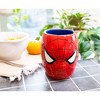 Silver Buffalo Marvel Comics Spider-Man Mask 3D Sculpted Ceramic Mug | Holds 20 Ounces - 4 of 4