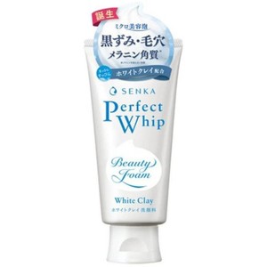 Senka by Shiseido  PERFECT WHIP Beauty Foam WHITE CLAY (120g) Fine Today | Made in Japan | Deep Clean Pores & Dead Skin. - 1 of 4