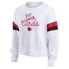 NCAA Louisville Cardinals Women's White Terry Crew Neck Sweatshirt - 2 of 3