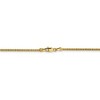 Black Bow Jewelry 1.4mm 14k Yellow Gold Solid Franco Chain Necklace - 4 of 4