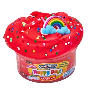 Cra-Z-Slimy Slime Dome Red Happy Day - 1 of 4