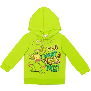 Teenage Mutant Ninja Turtles Fleece Pullover Hoodie Toddler - 1 of 4