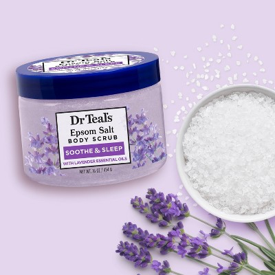 Dr Teal&#39;s Exfoliate &#38; Renew Lavender Epsom Salt Body Scrub - 16oz_5