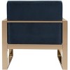 Vasco Accent Chair - FOX6290A - Navy - Safavieh - 4 of 4