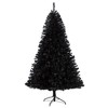 Nearly Natural 7-ft Black Artificial Christmas Tree with 500 Clear LED Lights and 1428 Tips - image 3 of 4