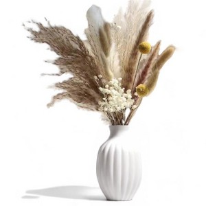 Alilang Neutral Dried Pampas Grass and Billy Balls Floral Arrangement, 17.5 Inches - Brown - 1 of 4