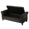 NicBex Modern 50" Storage Bench with Curved Arms for Bedroom and Living Room - 2 of 4
