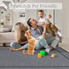 Rugs for Living Room Border Area Rug Non Slip Durable Floor Washable Carpet for High Traffic Areas Indoor Rug for Kitchen Kids Playroom - 4 of 4