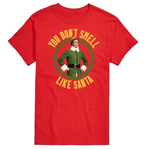Men's - ELF - Christmas You Don't Smell Like Santa Short Sleeve Graphic T-Shirt - 1 of 4