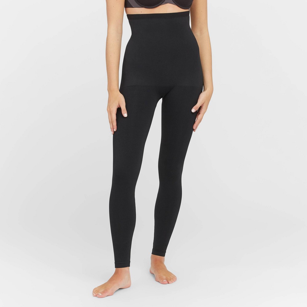 ASSETS by SPANX Women's Plus Size High-Waist Seamless Leggings - Black 1X
