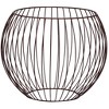 vidaXL Coffee Table with Unique Gold Basket Design, Round Side Table with Removable Top, White MDF Top Surface, Scandinavian Style Easy to Assemble - 3 of 4