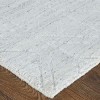 Redford Transitional Solid White/Silver Area Rug - 3 of 4
