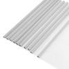 Unique Bargains Clear Sliding White Bar A4 Paper Business File Cover Folders 12.05" x 8.46" x 0.16" White 1Pcs - 4 of 4