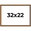 PosterPalooza | Classic Gold Picture Frame - UV Acrylic, Backing Board, Hanging Hardware Included - 2 of 4