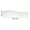 Unique Bargains Wide Tooth Hair Comb All Purpose Detangling Styling Comb Plastic Clear 1 Pcs - 3 of 4