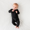 Toddler Black Rib Convertible One Piece - Posh Peanut - 2 of 4