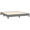 vidaXL Bed Frame Dark Gray 76 in.x79.9 in. King Fabric - 4 of 4