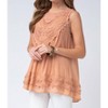 Women's Crochet Bohemian Tank - entro - 2 of 4