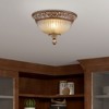 Livex Lighting Villa Verona 2 - Light Flush Mount in  Verona Bronze/Aged Gold Leaf - 3 of 4