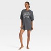 Women's Oversized T-Shirt Sleep Dress - Colsie™ - 2 of 3